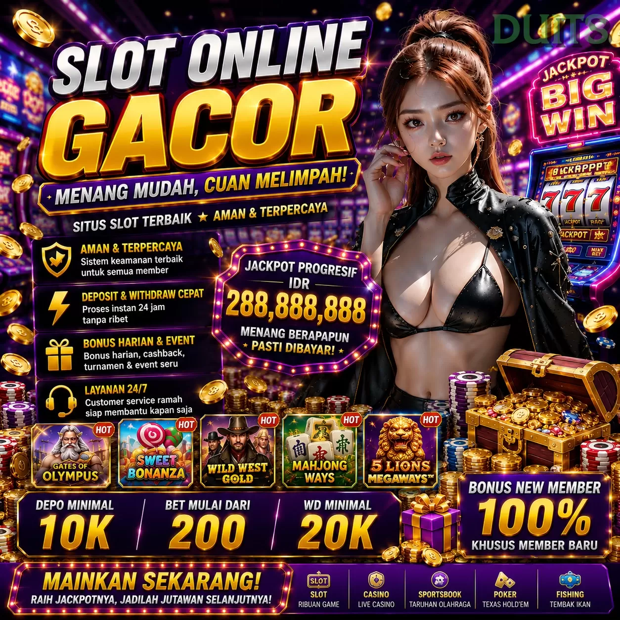 Login duit8 Sekarang Bonus Melimpah